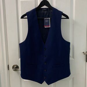 Charles Tyrwhitt Panama stripe business suit waistcoat